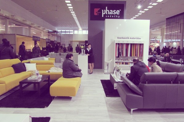 Sedačky Phase na výstave Nábytok a bývanie 2015
